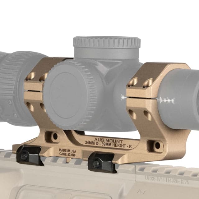 Reptilia AUS Vortex AMG Short Red Dot Sight Mount Vortex AMG 1-10 Contract FDE 34mm 1.93mm
