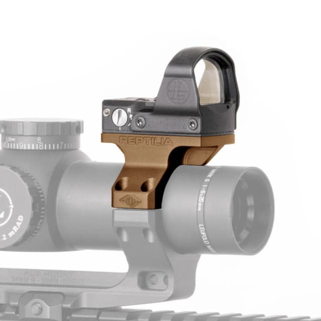 Reptilia ROF-90 for Geissele 34mm Super Precision Mount & Leupold DPP Type III Hardcoat Anodized FDE Anodized