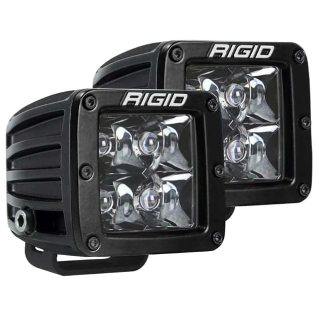 Rigid Industries D-Series Midnight Edition Pro Dually Spot Surface Mount Light Pair