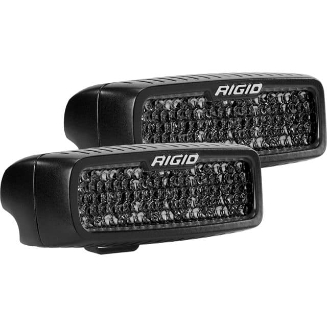 Rigid Industries SR-Q Series PRO Spot Diffused Midnight Surface Mount Light Pair