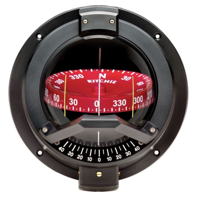 Ritchie Navigator Compass - Bulkhead Mount - Black
