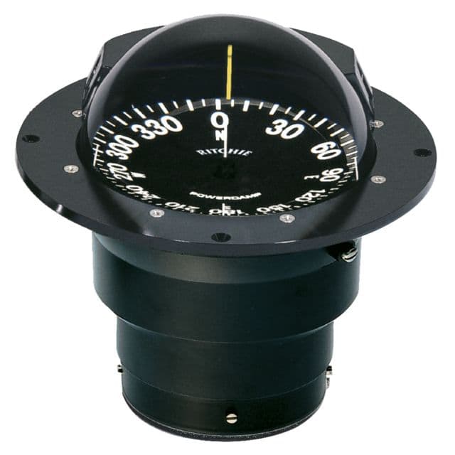 Ritchie Globemaster Compass - Flush Mount - Black - 12V - 5 Degree Card