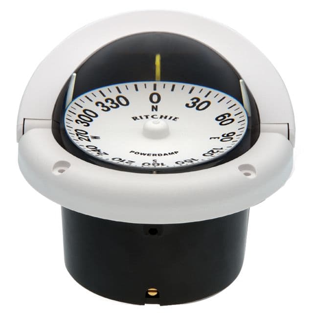 Ritchie Helmsman Compass - Flush Mount - White