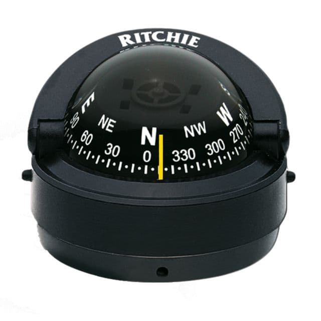Ritchie Explorer Compass - Surface Mount - Black