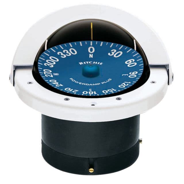 Ritchie Supersport Compass - Flush Mount - White