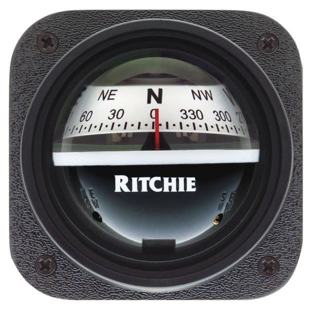 Ritchie Kayak Compass - Bulkhead Mount - White Dial