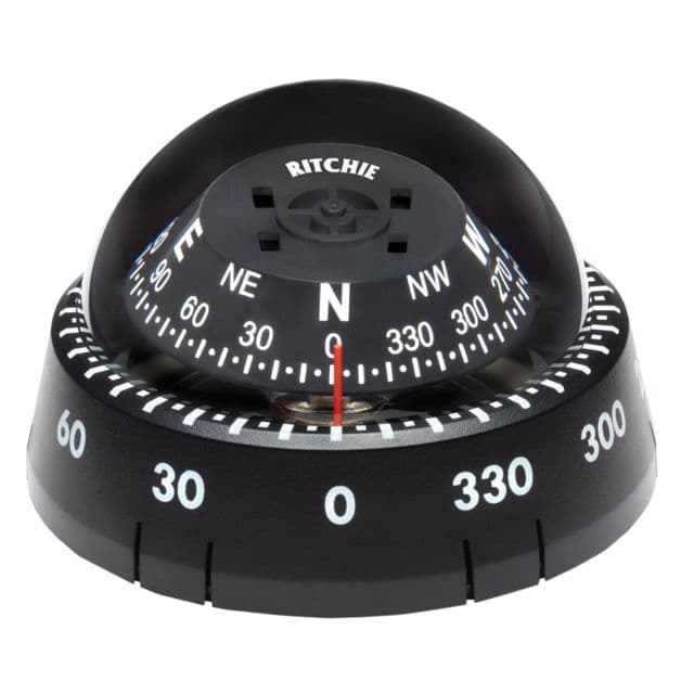 Ritchie Kayaker Compass - Surface Mount - Black