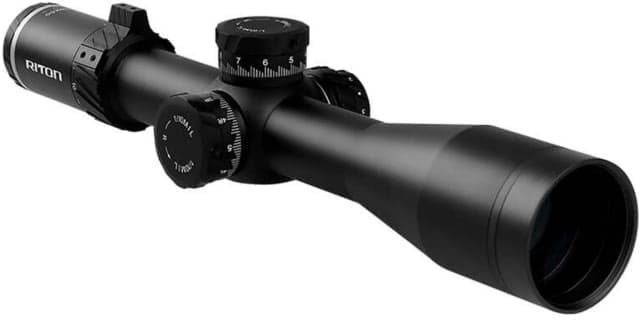 Riton Optics 7 Conquer 3-18x50mm Rifle Scope 34mm Tube First Focal Plane T3 Illuminated Mil Rad Black