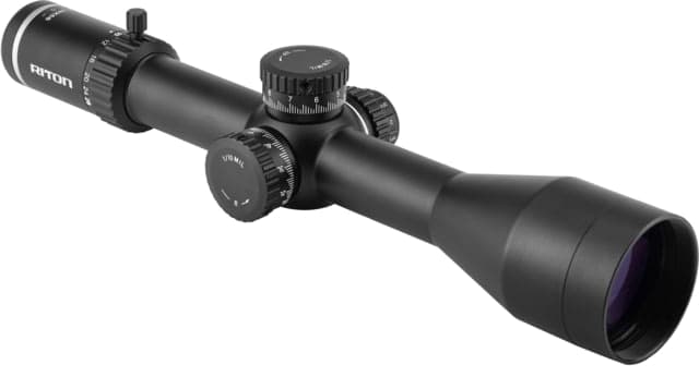 Riton Optics The 5 Conquer 4-28x56mm Rifle Scope 1.34 inch Tube MRAD First Focal Plane Black