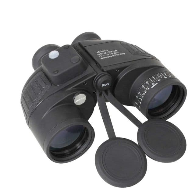 Rothco Military Type 7x50mm Rangefinder Binoculars Black