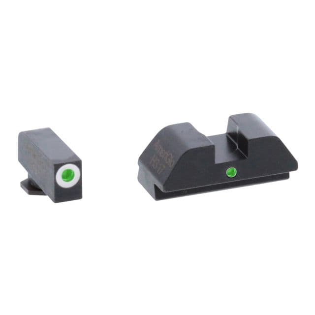 Ameriglo Glock 42 and 43 I-Dot Sight Green white outline front with green rear AM