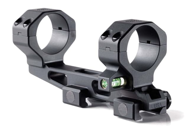 Ruff's Precision Manufacturing Bravo Series Riflescope Cantilever Mount w/ Co-linear Bubble Level 30mm Tube 1.50in Black