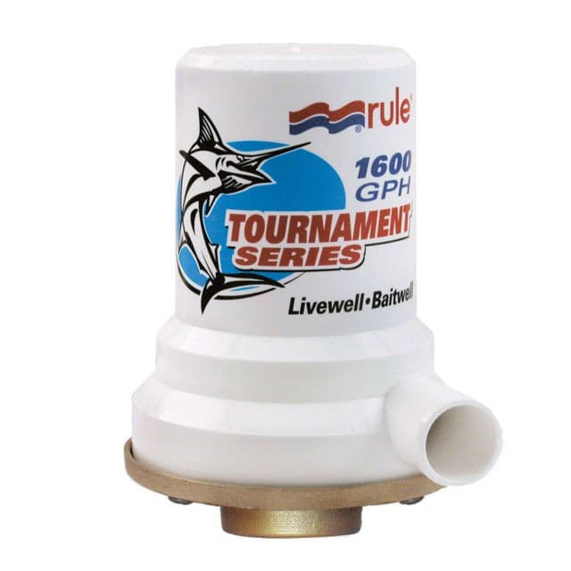 Rule Series Bronze Base 1600 GPH Livewell Pump Tournament
