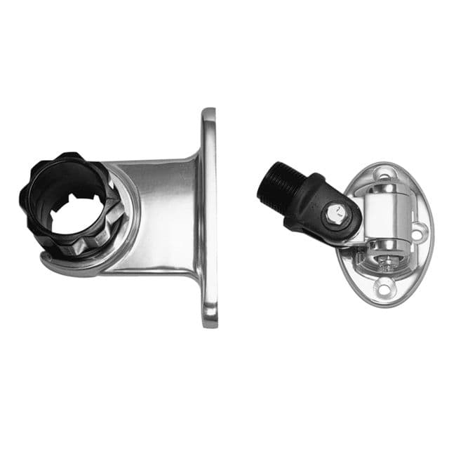 Rupp Marine Antenna Mount Support W/4-Way Base & 1.5" Collar Standard