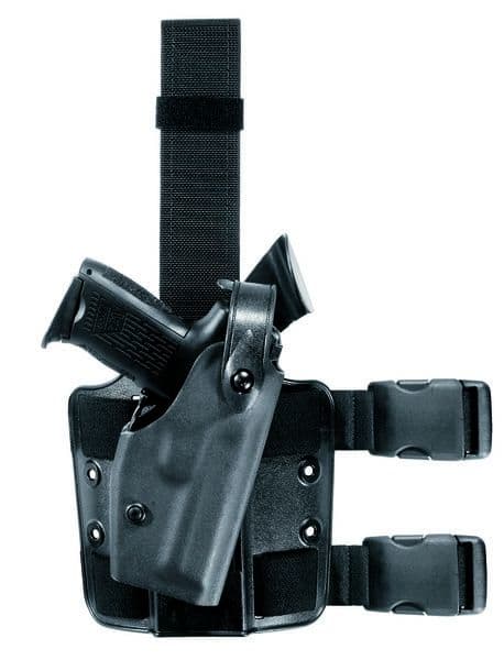 Safariland 6004 SLS Tactical Holster w/Dbl Leg Straps Sig Sauer P228 P229 w/ITI Mount & M3/M6 3.86in. STX Flat Dark Earth Left Hand