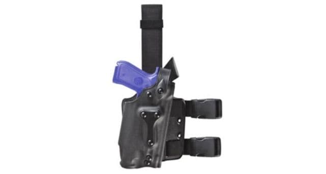 Safariland 6035 SLS Military Tactical Holster w/Q.R. Sig Sauer P220 P226 w/ITI Mount ITI M3X/M6X 4.41in. STX Flat Dark Earth Left Hand