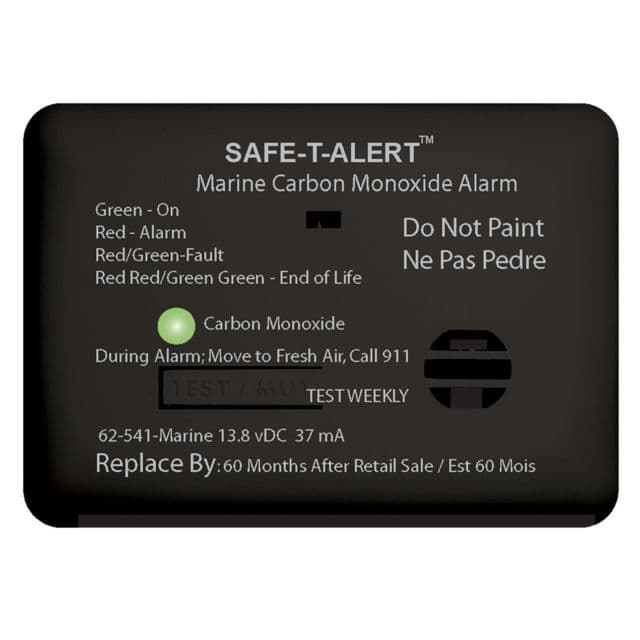 Safe-T-Alert 62 Series Carbon Monoxide Alarm - 12V - - Surface Mount - Black