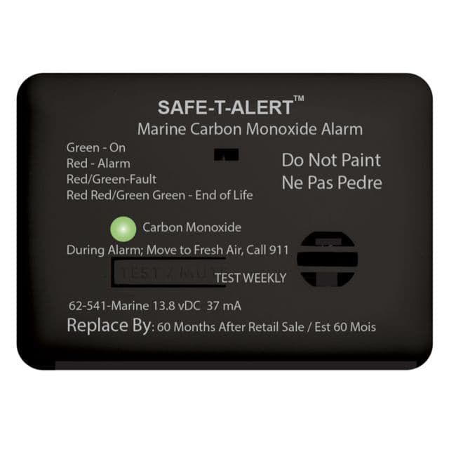Safe-T-Alert 62 Series Carbon Monoxide Alarm w/Relay - 12V - - Surface Mount - Black