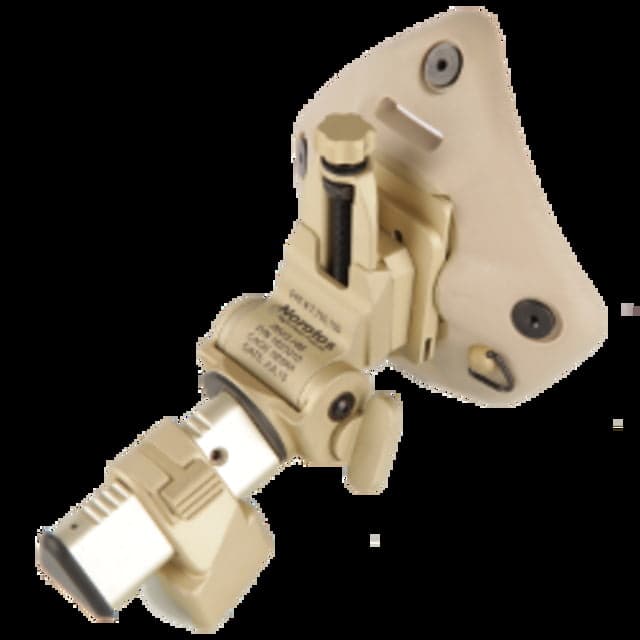 Norotos INVG Helmet Mount w/ Universal Shroud PVS-15/18/21/31 Tan One Size NSN 5855-01-570-0324