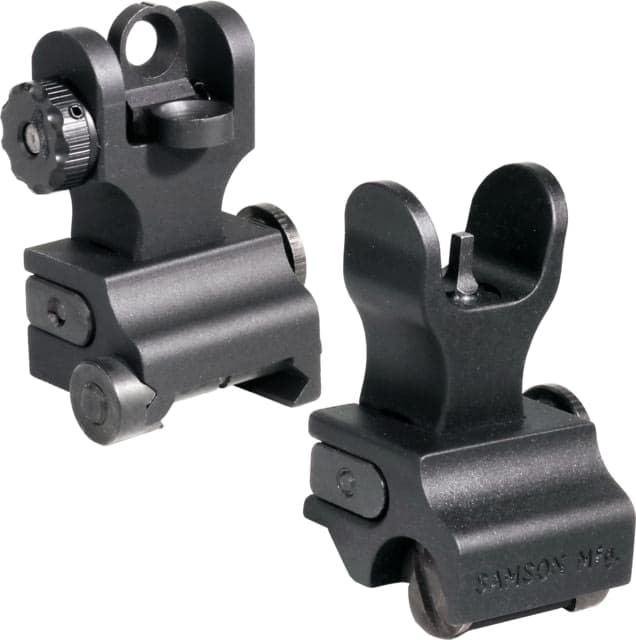 Samson Aluminum Top Mounted Deployable Front and Rear Sight SIG SG 553 A2 Rail Front Black QF-SIG-A2-A2 PKG