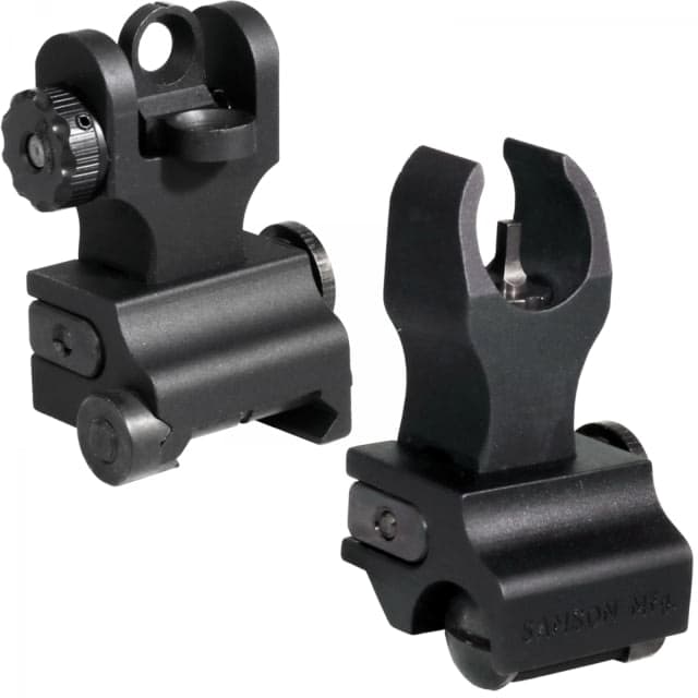 Samson Aluminum Top Mounted Deployable Front and Rear Sight SIG SG 553 HK Front Black QF-SIG-HK-A2 PKG