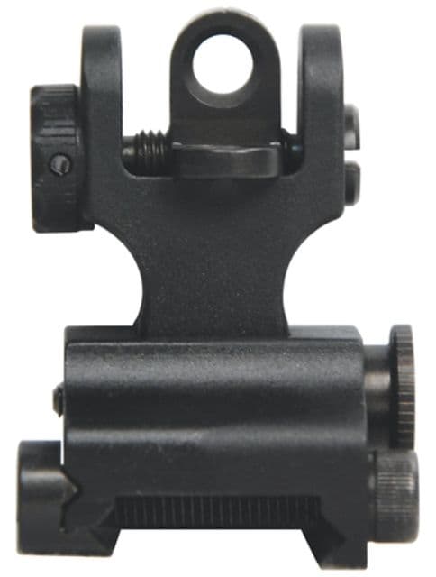 Samson Manual Folding Same Plane Aperture Sight Black