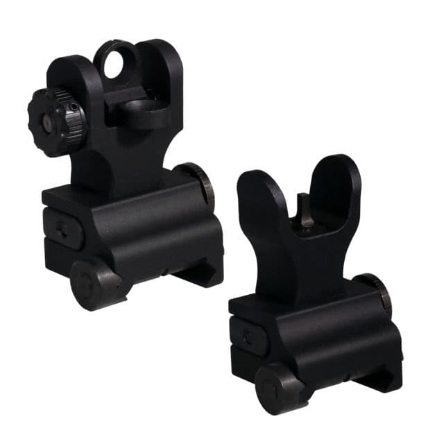 Samson Top Mounted Deployable Front and Rear Sight Black QF-A2-SP PKG