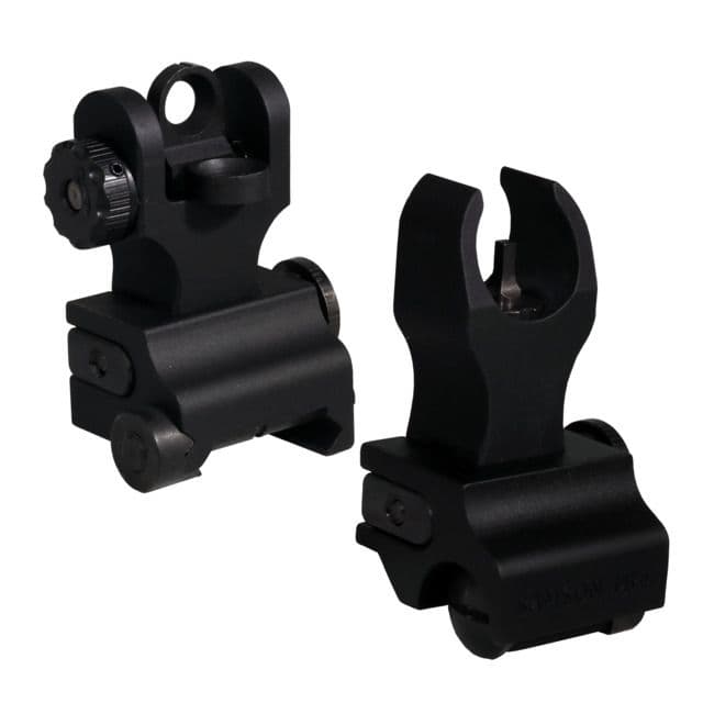 Samson HK Front/SP Rear Top Mounted Deployable Front and Rear Sight Black QF-SIG-HK-SP PKG