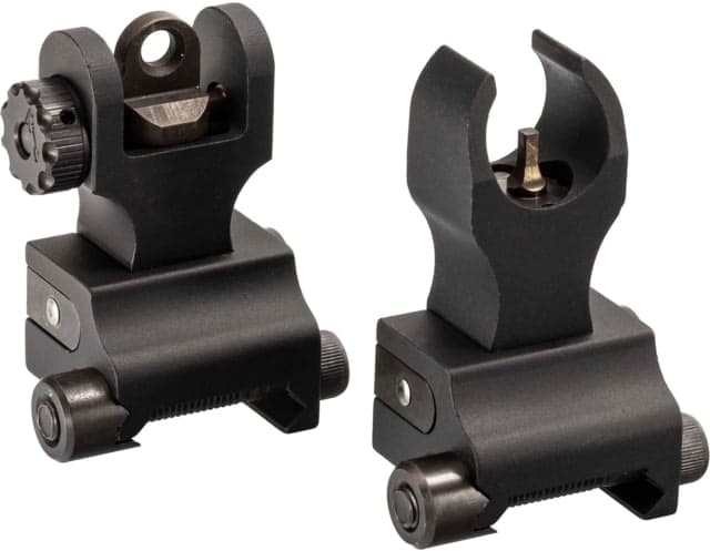 Samson True Back Up Top Mounted Deployable Front and Rear Sight Black