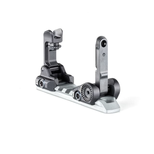 Scalarworks PEAK/02 Top Mounted Folding Front And Rear Iron Sight 1.57in Black