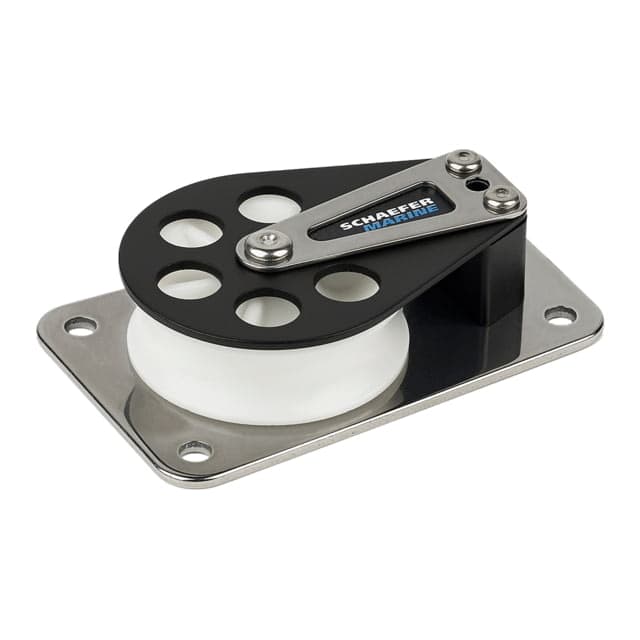 Schaefer Marine 7 Flat Base/Aluminum Cheek/Delrin Sheave Series