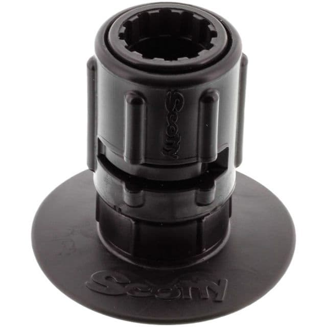 Scotty 448 Stick-On Accessory Mount w/ Gear-Head 3in