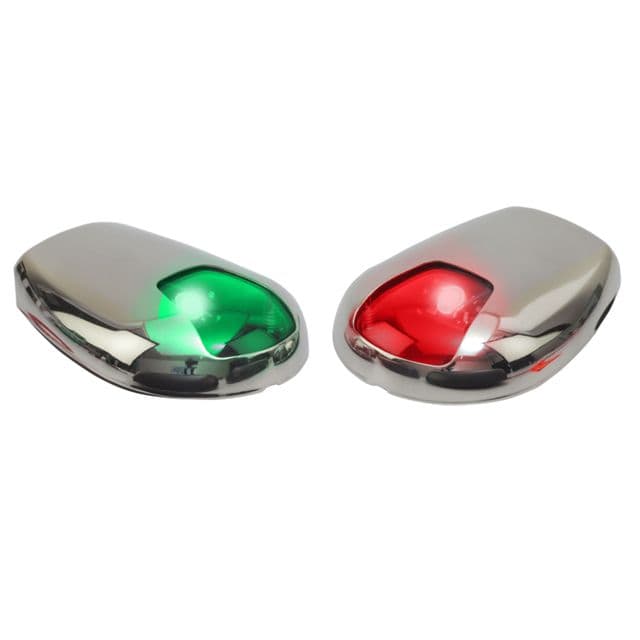 Sea-Dog Side Mount LED Navigation Port / Starboard Lights 2 NM Stainless Steel