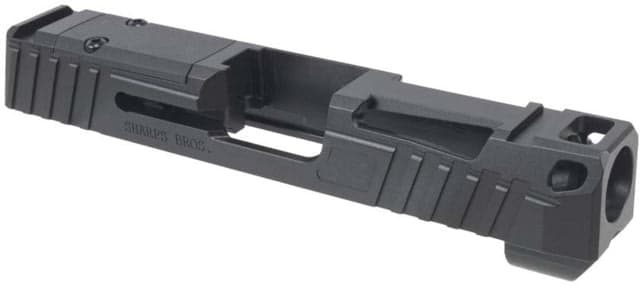 Sharps Bros. SIG 365X Improved Stripped Slide w/ RMSc Optic Cut & Integrated Comp Black Nitride