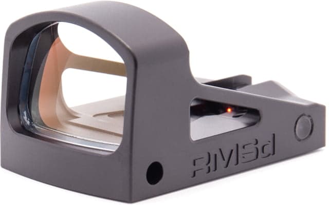 Shield Sights Compact Reflex Mini Red Dot Sight Drawer Lens 4 MOA Dot Reticle RMSd-4MOA Glass Lens Black