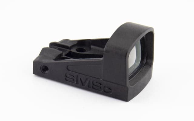 Shield Sights Compact Shield Mini Red Dot Sight 8 MOA Dot Reticle SMSC-8MOA Glass Lens Black
