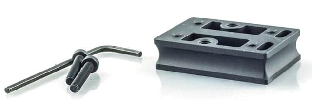 Shield Sights Picatinny Standard Red Dot Sight Mount w/Spacer - CQS Black