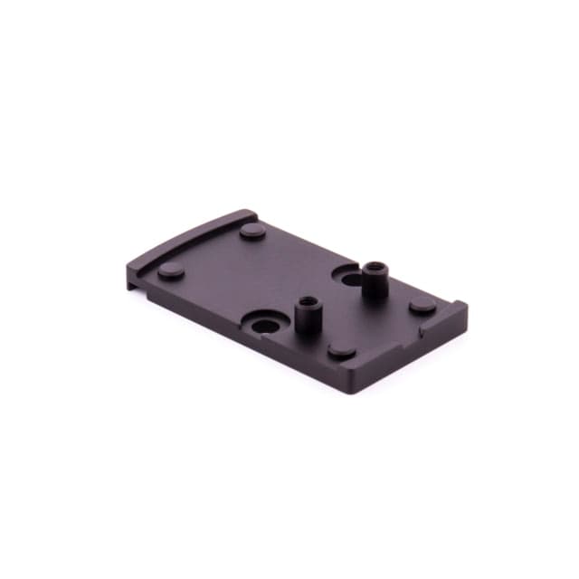 Shield Sights SMS/RMS Mounting Plate fits any RMR cut slide with RMS screw posts Black