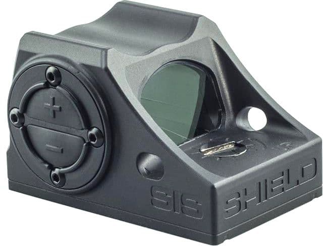 Shield Sights Switchable Interface Red Dot Sight Bullet Drop Black 2x1.5x1.25 in