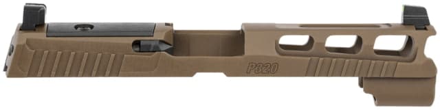 SIG SAUER Pro-Cut Slide Assembly w/X-Ray3 Day/Night Suppressor Sights P320 Sub-Compact/XCompact 9mm Luger 4.7 in Barrel Optic Ready PVD Stainless