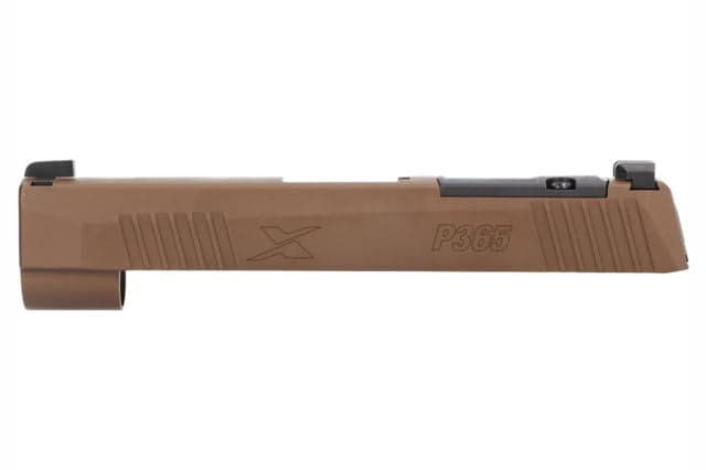 SIG SAUER P365XL Slide Assembly 9mm Luger w/X-Ray3 Day/Night Sights Accept Micro-Optic 3.7in Barrel Nitron Stainless Steel Coyote Brown