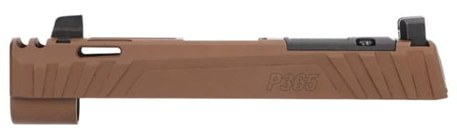 SIG SAUER Spectre Comp Slide Assembly w/Compensator and X-Ray3 Suppressor Sights P365/P365XL/P365X 9mm 3.1in Barrel Optic Ready Nitron Stainless Steel