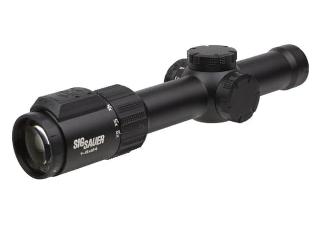 SIG SAUER Easy 6TBDX 1-6X24mm 30mm Tube Second Focal Plane LPVO Rifle Scope Black BDX-R2 Levelplex MRAD Black