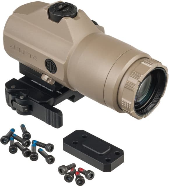 OpticsPlanet Exclusive SIG SAUER Juliet4 Magnifier Flat Dark Earth Small