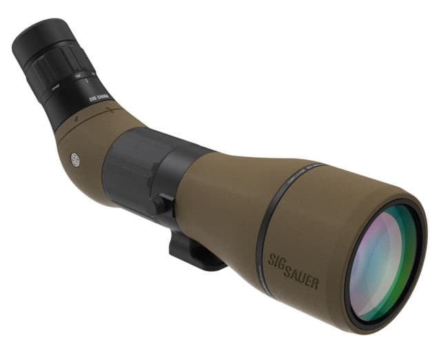 Sig Sauer Oscar8 27-55x80mm Spotting Scope Angled Schmidt-Pechan Flat Dark Earth