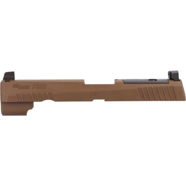 SIG SAUER P320 Full-Size 9mm Luger 4.7in Pistol Slide Assembly Optic Ready Coyote Brown SS