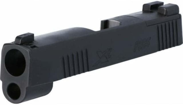 SIG SAUER P365XL Pistol Slide Kit Serrated Black Nitride Stainless Steel w/Optic Cut & XRAY 3 Night Sights