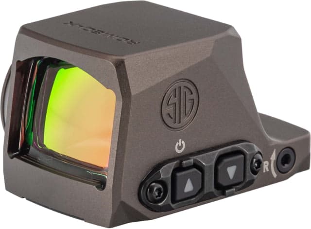 SIG SAUER Romeo-X 1x Reflex Sight Compact Footprint Circle Dot Flat Dark Earth