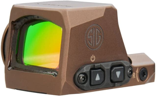 SIG SAUER Romeo-X Compact 1x Reflex Red Dot Sight Circle Dot Reticle FDE