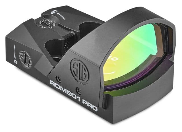 Sig Sauer Romeo1 Pro 1x30mm Red Dot Sight 6 Moa Dot Reticle Aircraft Grade Aluminum Black